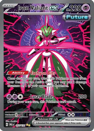 Iron Valiant ex 157 - Holofoil SV Prismatic Evolutions - Special Illustration Rare
