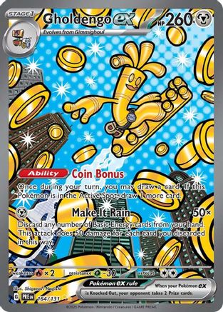 Gholdengo ex 164 - Holofoil SV Prismatic Evolutions - Special Illustration Rare
