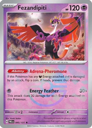 Fezandipiti (Poke Ball Pattern) 045 - Holofoil SV Prismatic Evolutions - Rare