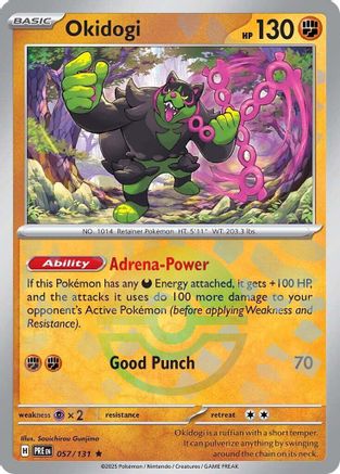 Okidogi (Poke Ball Pattern) 057 - Holofoil SV Prismatic Evolutions - Rare