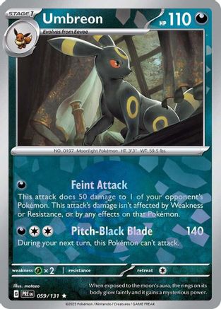 Umbreon (Poke Ball Pattern) 059 - Holofoil SV Prismatic Evolutions - Rare