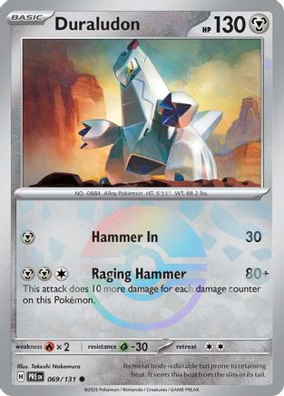 Duraludon (Poke Ball Pattern) 069 - Holofoil SV Prismatic Evolutions - Common