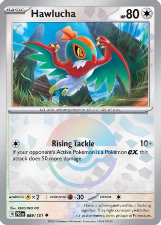 Hawlucha (Poke Ball Pattern) 089 - Holofoil SV Prismatic Evolutions - Uncommon