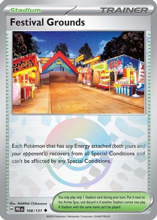 Festival Grounds (Poke Ball Pattern) 108 - Holofoil SV Prismatic Evolutions - Uncommon