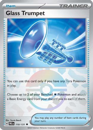 Glass Trumpet (Poke Ball Pattern) 110 - Holofoil SV Prismatic Evolutions - Uncommon
