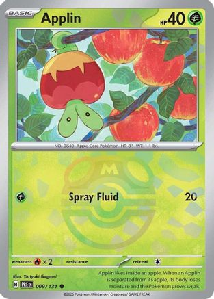 Applin (Master Ball Pattern) 009 - Holofoil SV Prismatic Evolutions - Common