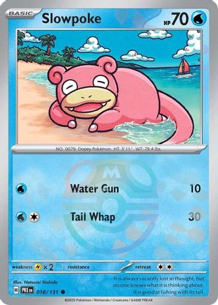 Slowpoke (Master Ball Pattern) 018 - Holofoil SV Prismatic Evolutions - Common