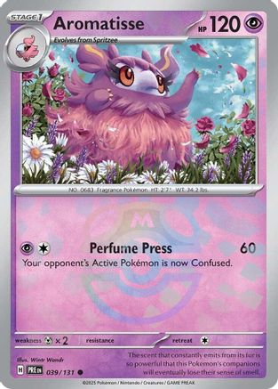 Aromatisse (Master Ball Pattern) 039 - Holofoil SV Prismatic Evolutions - Common