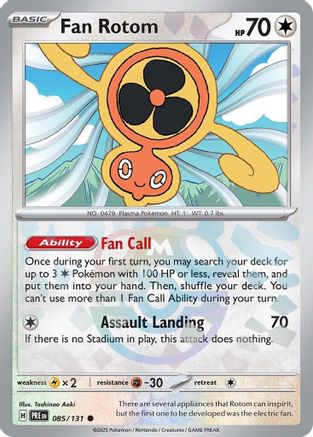Fan Rotom (Master Ball Pattern) 085 - Holofoil SV Prismatic Evolutions - Common