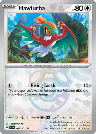 Hawlucha (Master Ball Pattern) 089 - Holofoil SV Prismatic Evolutions - Uncommon