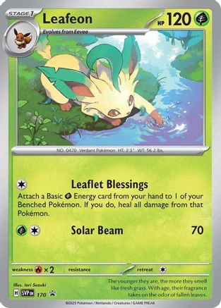 Leafeon (Cosmos Holo) 170 - Holofoil SV Scarlet & Violet Promo Cards - Promo