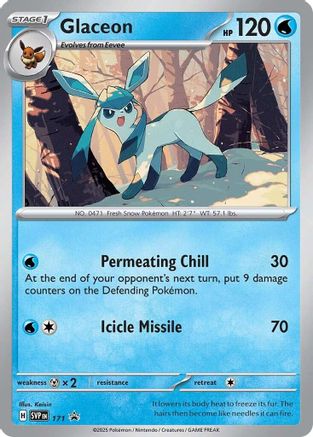 Glaceon (Cosmos Holo) 171 - Holofoil SV Scarlet & Violet Promo Cards - Promo