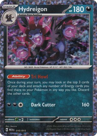 Hydreigon 010 - Holofoil McDonalds Promos 2024 - Promo