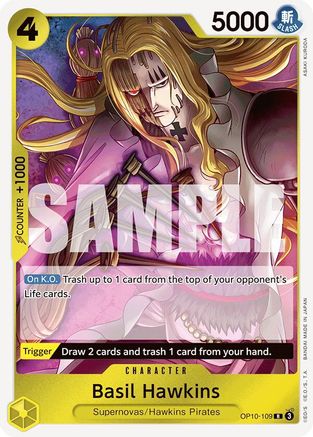 Basil Hawkins (OP10-109) - Royal Blood Foil
