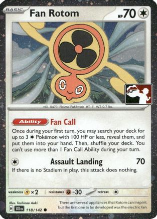 Fan Rotom 118 - Holofoil Prize Pack Series Cards - Common