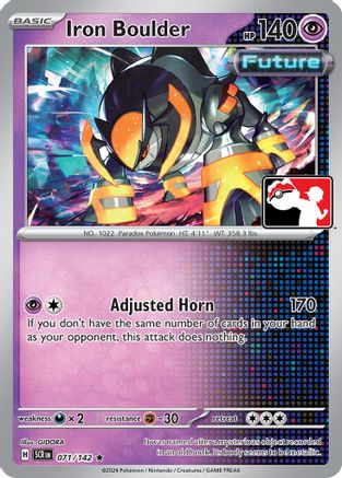 Iron Boulder 071 - Holofoil Prize Pack Series Cards - Rare