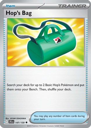 Hop's Bag 147 - Reverse Holofoil SV09 Journey Together - Uncommon