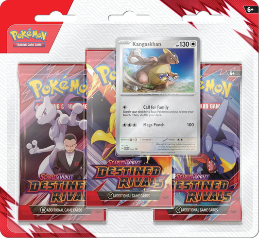 Pokemon TCG: Scarlet & Violet - Destined Rivals 3 Pack Blister