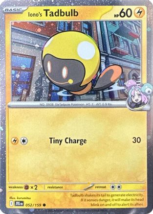 Iono's Tadbulb (Cosmos Holo) 052/159 - Holofoil Miscellaneous Cards & Products - Common
