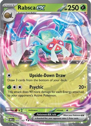 Rabsca ex 025 - Holofoil SV10 Destined Rivals - Double Rare