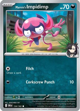 Marnie's Impidimp 134 SV10 Destined Rivals - Common