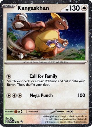 Kangaskhan (Cosmos Holo) 202 - Holofoil SV Scarlet & Violet Promo Cards - Holo Rare