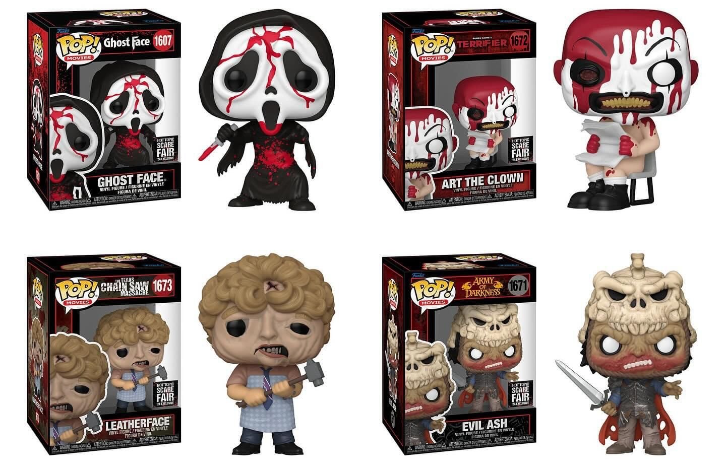 Funko Pop! Horror: Scare Fair - Ghost Face / Art The Clown