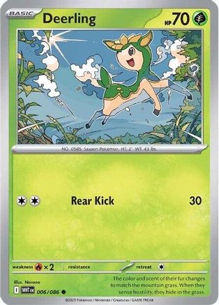 Deerling 006 SV White Flare - Common