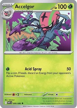 Accelgor 009 SV White Flare - Uncommon