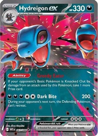 Hydreigon ex 067 - Holofoil SV White Flare - Double Rare