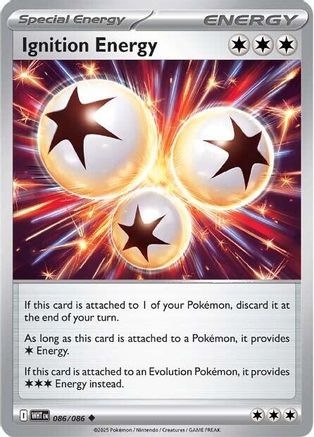 Ignition Energy 086 - Reverse Holofoil SV White Flare - Uncommon