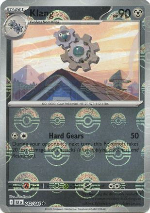 Klang (Poke Ball Pattern) 062 - Holofoil SV Black Bolt - Common