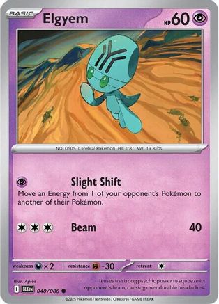 Elgyem 040 SV Black Bolt - Common