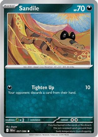 Sandile 057 - Reverse Holofoil SV Black Bolt - Common