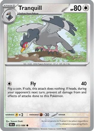 Tranquill 072 SV Black Bolt - Common