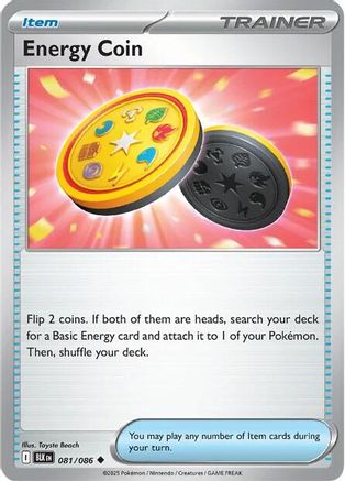 Energy Coin 081 - Reverse Holofoil SV Black Bolt - Uncommon
