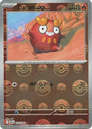 Darumaka (Poke Ball Pattern) 013 - Holofoil SV Black Bolt - Common