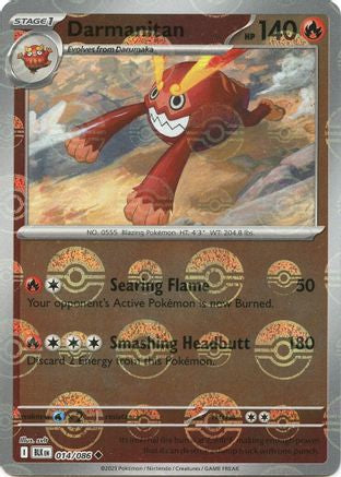 Darmanitan (Poke Ball Pattern) 014 - Holofoil SV Black Bolt - Uncommon
