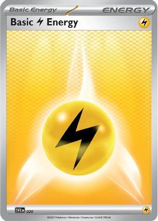 Basic Lightning Energy 020 SVE Scarlet & Violet Energies - Common