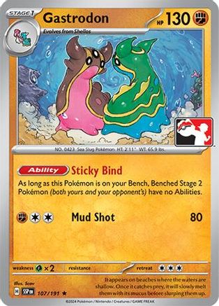 Gastrodon 107 Prize Pack Series Cards - Rare