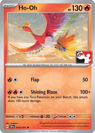 Ho-Oh 019 Prize Pack Series Cards - Uncommon