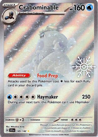 Crabominable (Holiday Calendar) 149/142 - Holofoil Miscellaneous Cards & Products - Illustration Rare