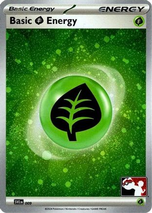 Basic Grass Energy (Cosmos Holo) 009 - Holofoil Prize Pack Series Cards - Common