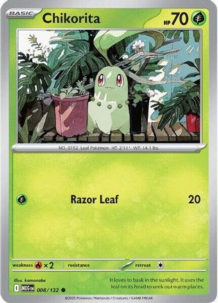 Chikorita 008 ME01 Mega Evolution - Common