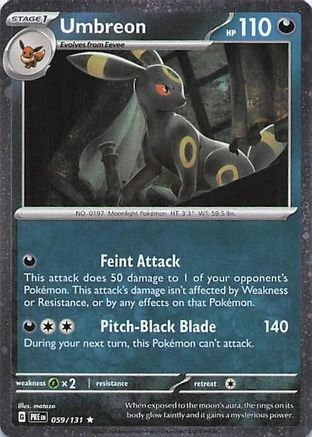Umbreon (Cosmos Holo) 059 - Holofoil Miscellaneous Cards & Products - Rare