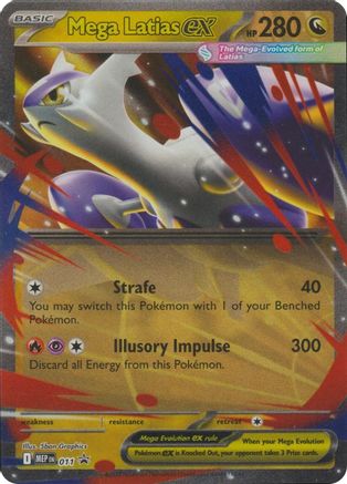 Mega Latias ex 011 - Holofoil ME Mega Evolution Promo - Promo