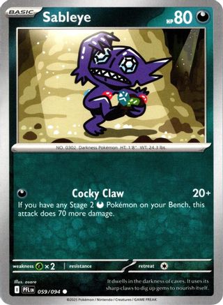 Sableye 059 ME02 Phantasmal Flames - Common