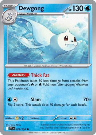 Dewgong 022/094 ME02 Phantasmal Flames - Common