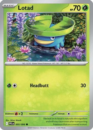 Lotad 005 ME02 Phantasmal Flames - Common