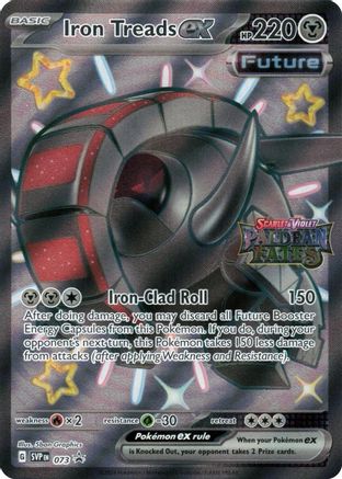 Iron Treads ex (Paldean Fates Stamped) 073 - Holofoil Miscellaneous Cards & Products - Promo